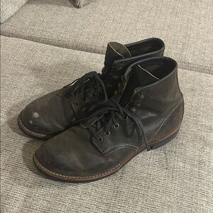 RED WING - Men's Black Leather Boots. Blacksmith style